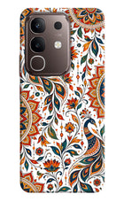 White Mayura Vivo Y31 Pro 5G Hard Case Back Cover by Casekaro