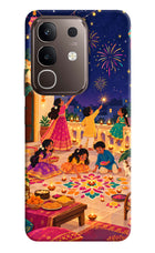Diwali Night Vivo Y31 Pro 5G Hard Case Back Cover by Casekaro