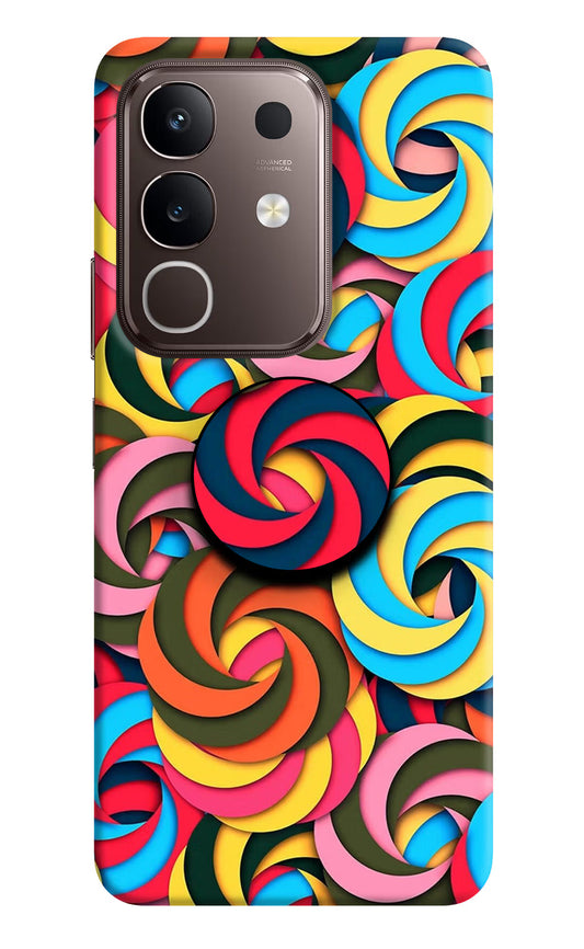 Spiral Pattern Vivo Y31 Pro 5G Pop Case by Casekaro