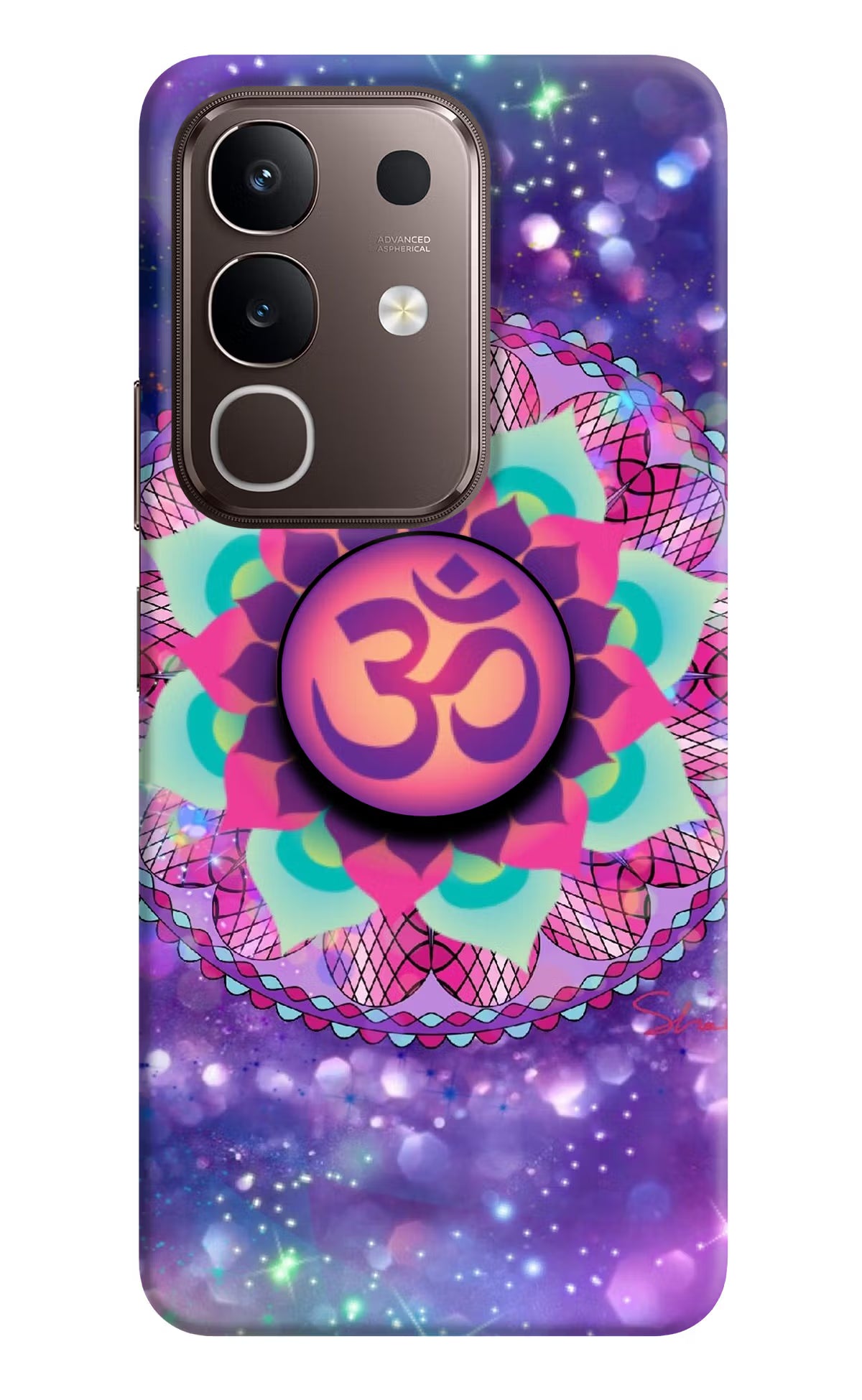 Om Purple Vivo Y31 Pro 5G Pop Case by Casekaro