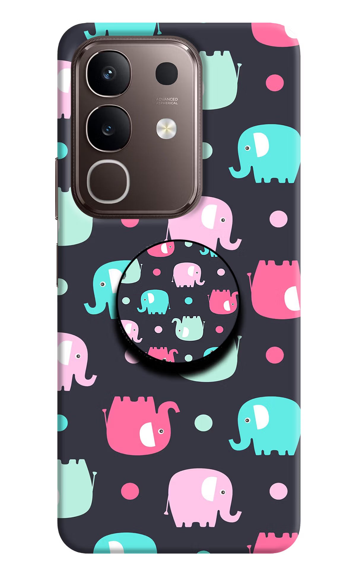 Baby Elephants Vivo Y31 Pro 5G Pop Case by Casekaro