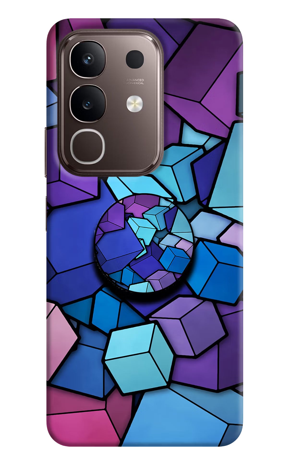 Cubic Abstract Vivo Y31 Pro 5G Pop Case by Casekaro