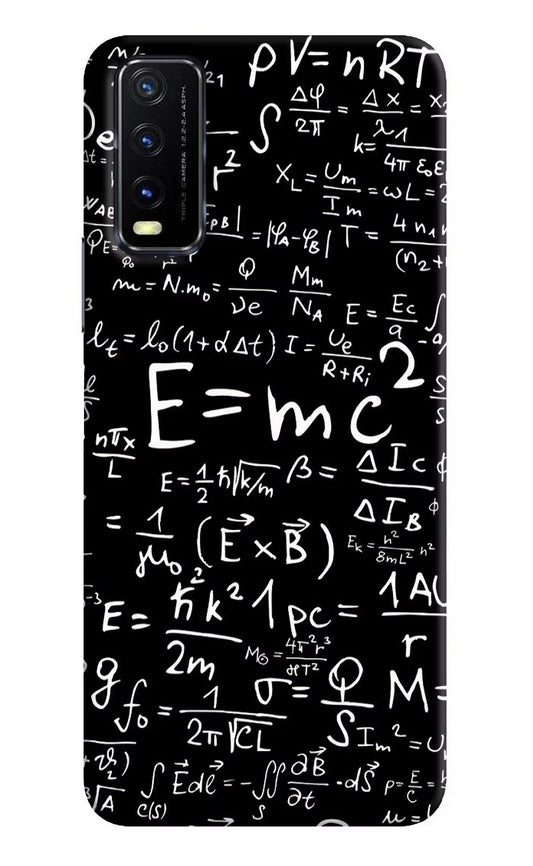 Physics Formula Vivo Y20G Back Cover