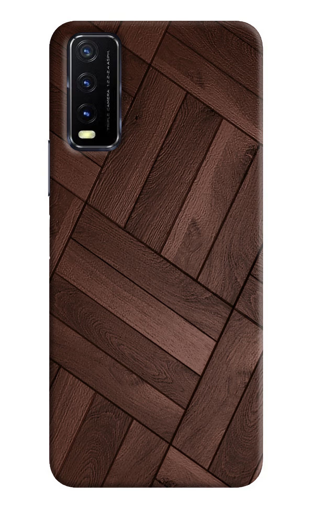 Wooden Texture Design Vivo Y20G Back Cover