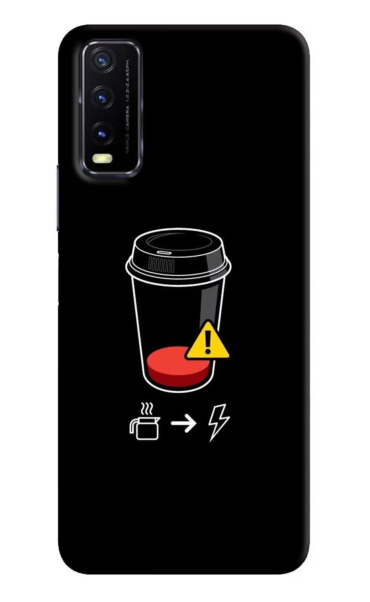 Coffee Vivo Y20G Back Cover