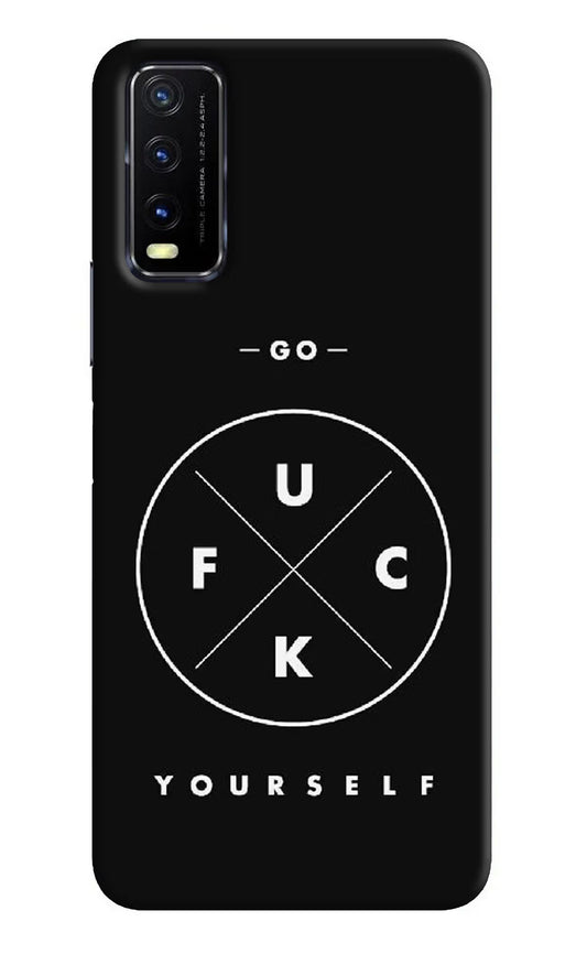 Go Fuck Yourself Vivo Y20G Back Cover