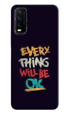 Everything Will Be Ok Vivo Y20G Back Cover