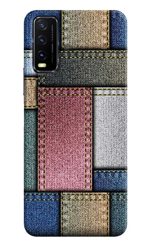 Multicolor Jeans Vivo Y20G Back Cover