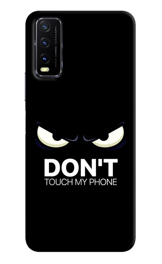 Don'T Touch My Phone Vivo Y20G Back Cover
