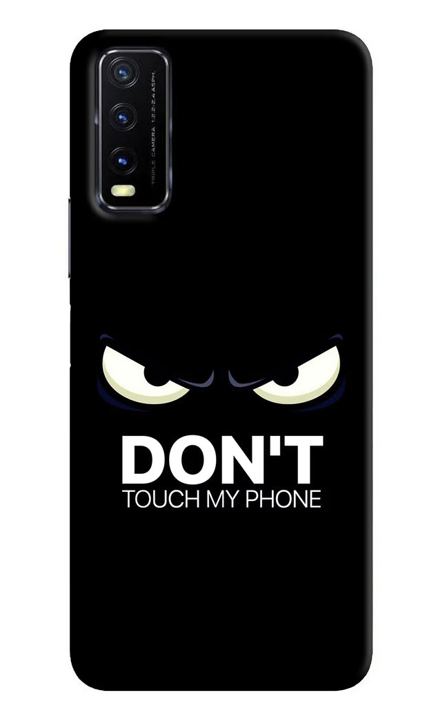 Don'T Touch My Phone Vivo Y20G Back Cover