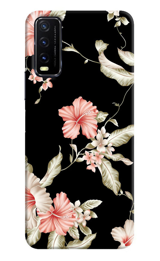 Flowers Vivo Y20G Back Cover