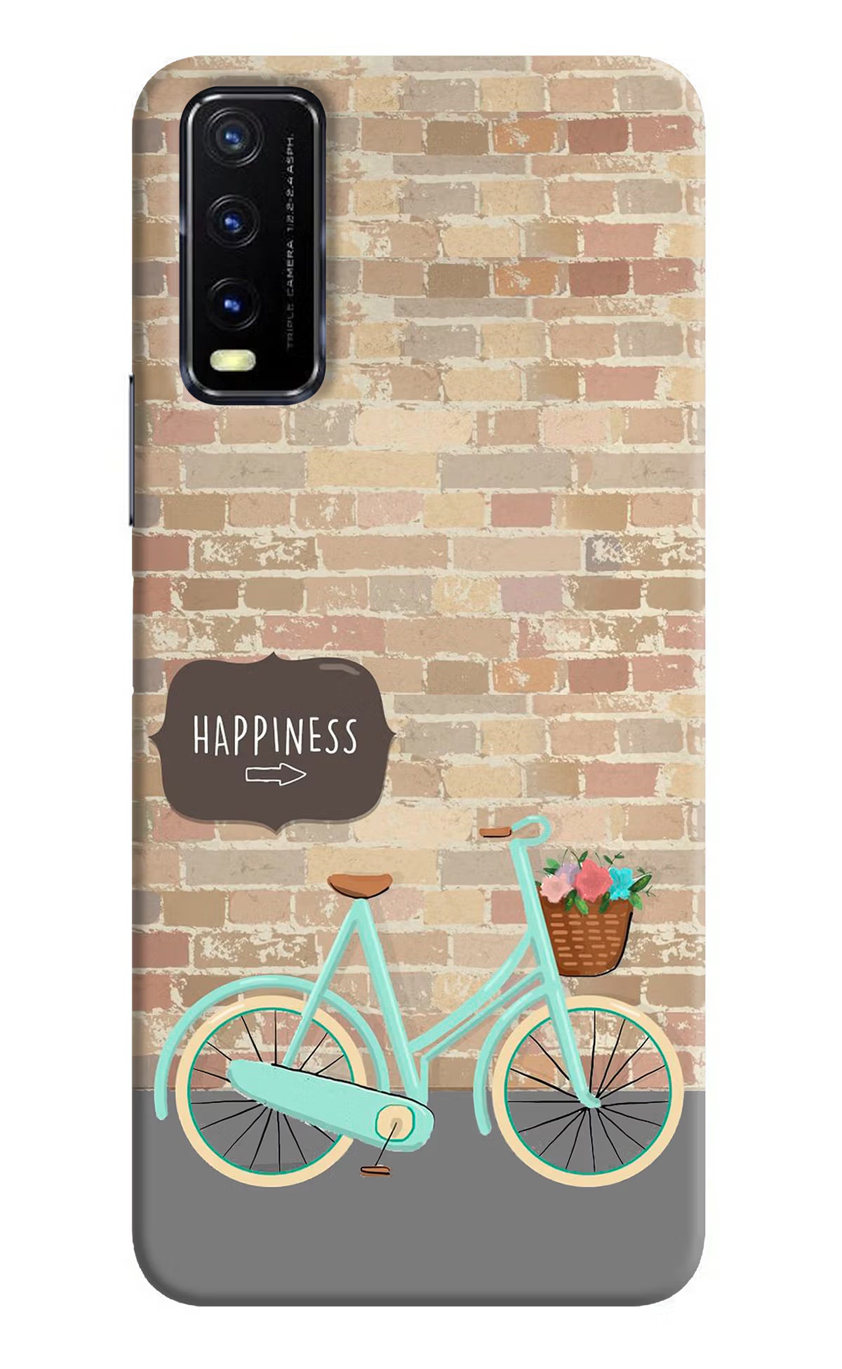 Happiness Artwork Vivo Y20G Back Cover