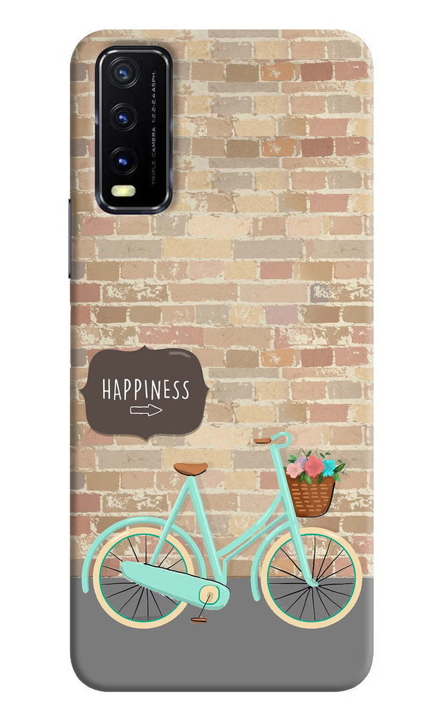 Happiness Artwork Vivo Y20G Back Cover