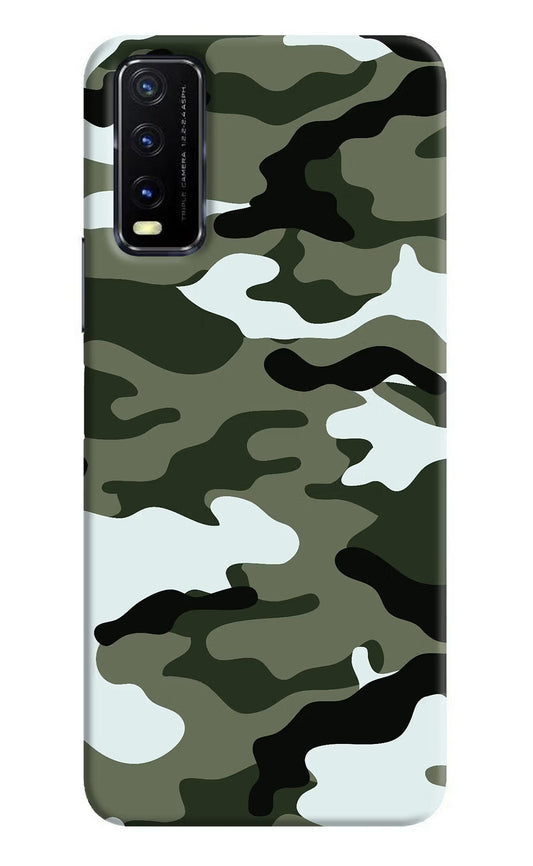 Camouflage Vivo Y20G Back Cover