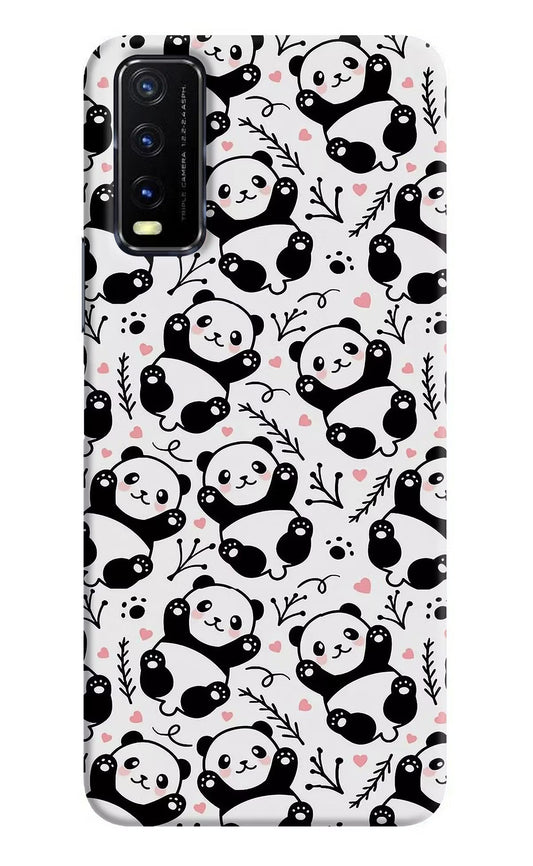 Cute Panda Vivo Y20G Back Cover