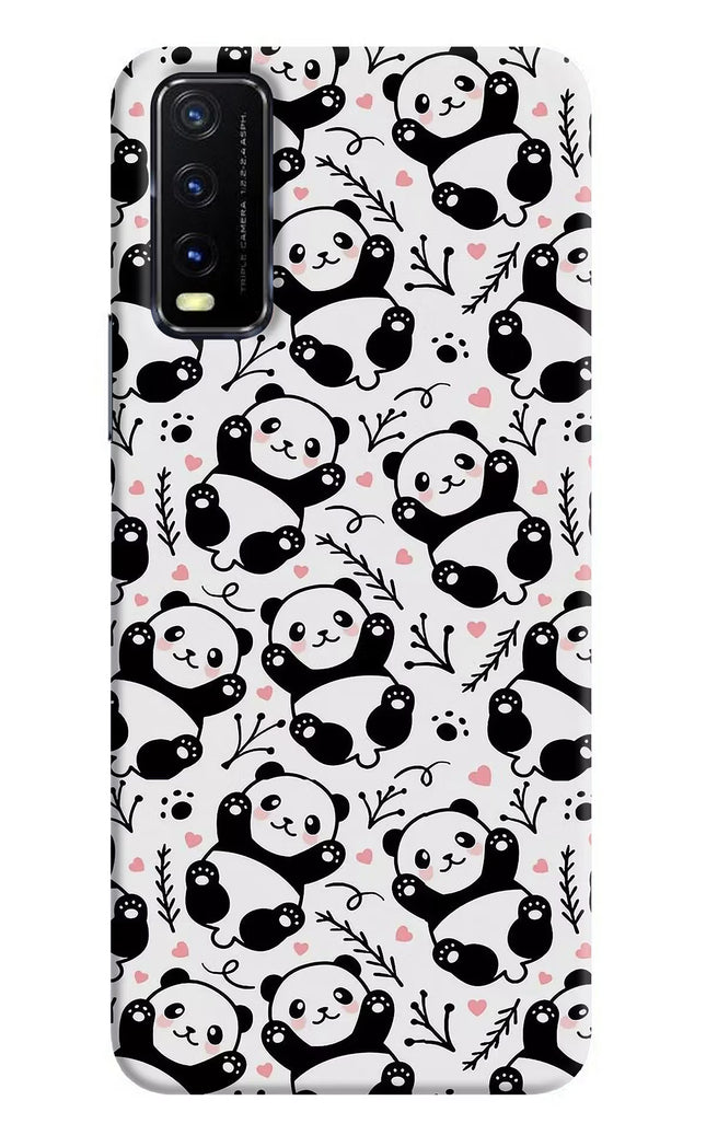 Cute Panda Vivo Y20G Back Cover