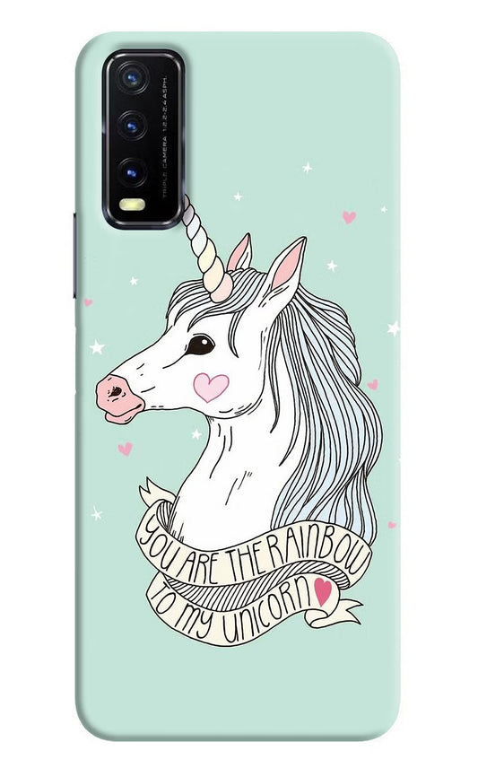 Unicorn Wallpaper Vivo Y20G Back Cover