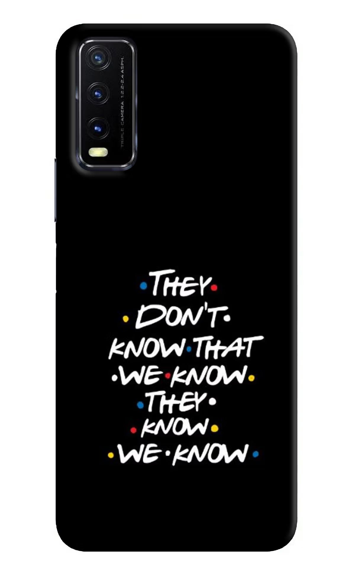 FRIENDS Dialogue Vivo Y20G Back Cover