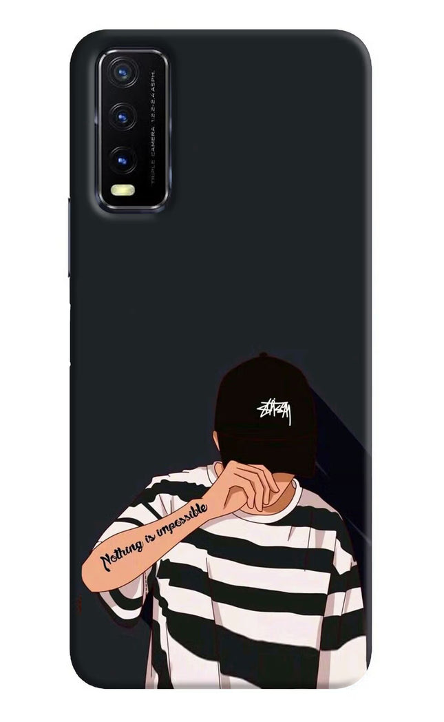 Aesthetic Boy Vivo Y20G Back Cover