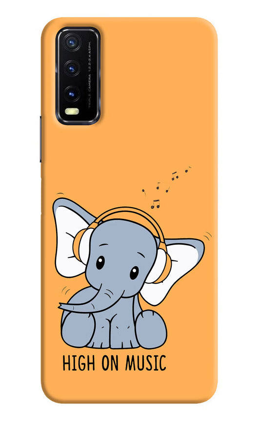 High On Music Vivo Y20G Back Cover