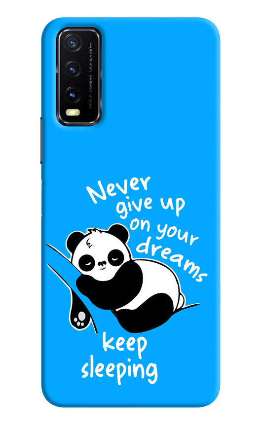 Keep Sleeping Vivo Y20G Back Cover