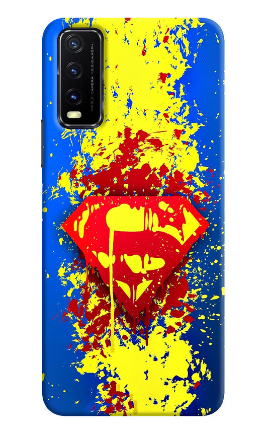 Superman logo Vivo Y20G Back Cover