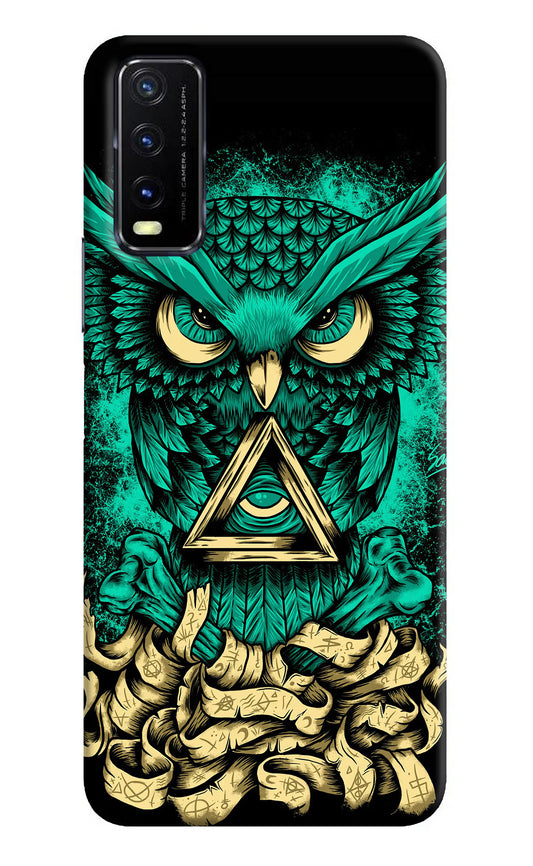 Green Owl Vivo Y20G Back Cover