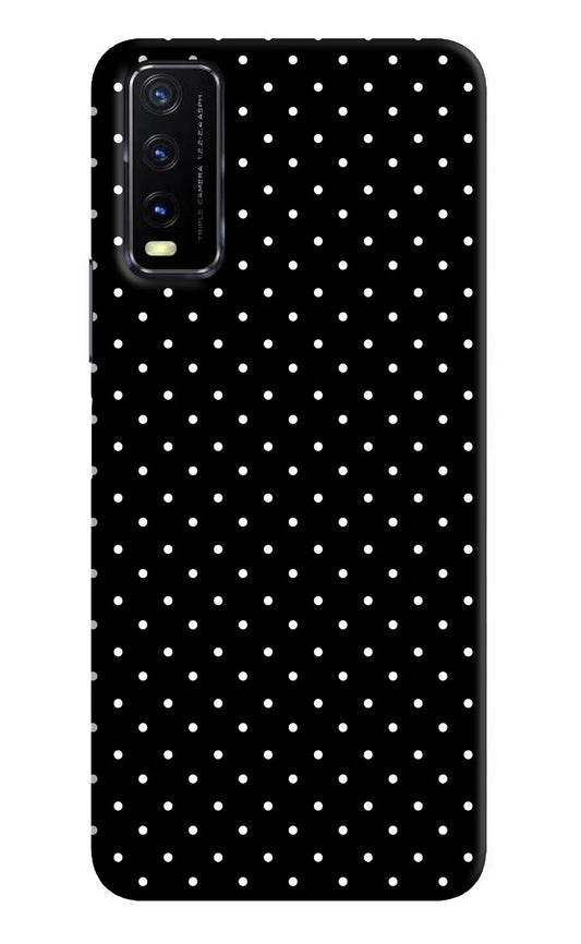 White Dots Vivo Y20G Back Cover