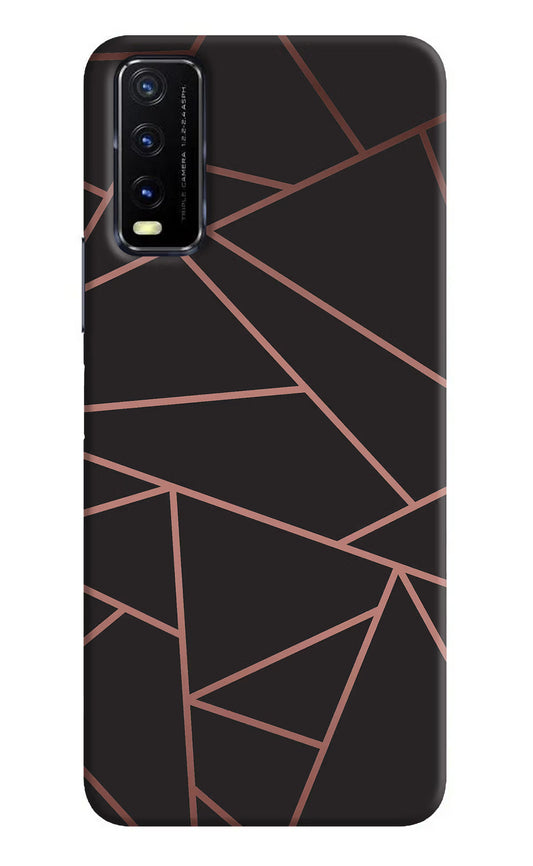 Geometric Pattern Vivo Y20G Back Cover