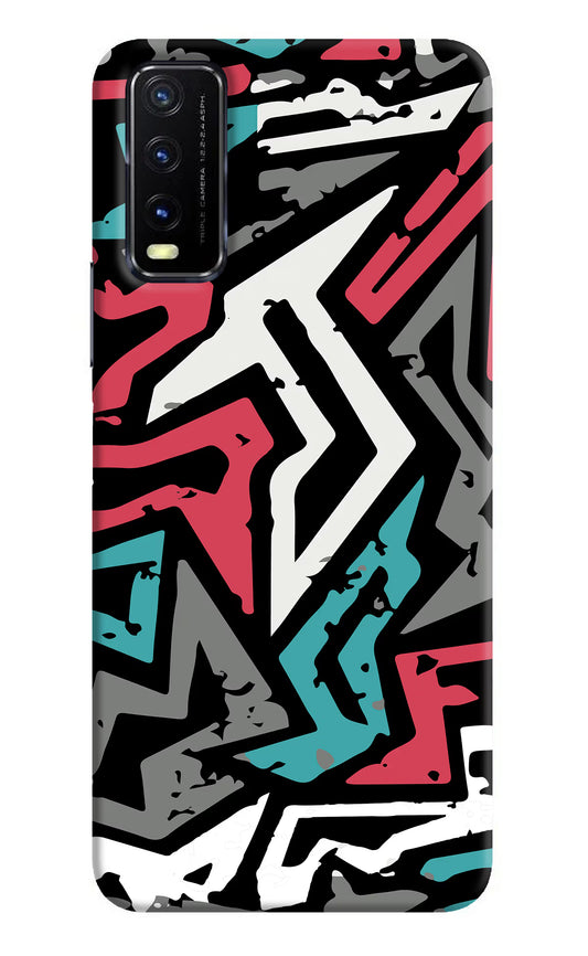 Geometric Graffiti Vivo Y20G Back Cover