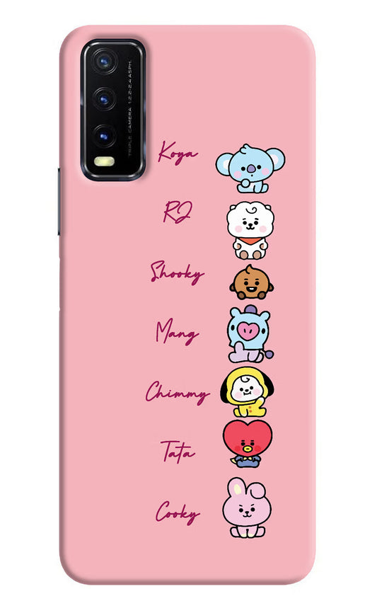 BTS names Vivo Y20G Back Cover
