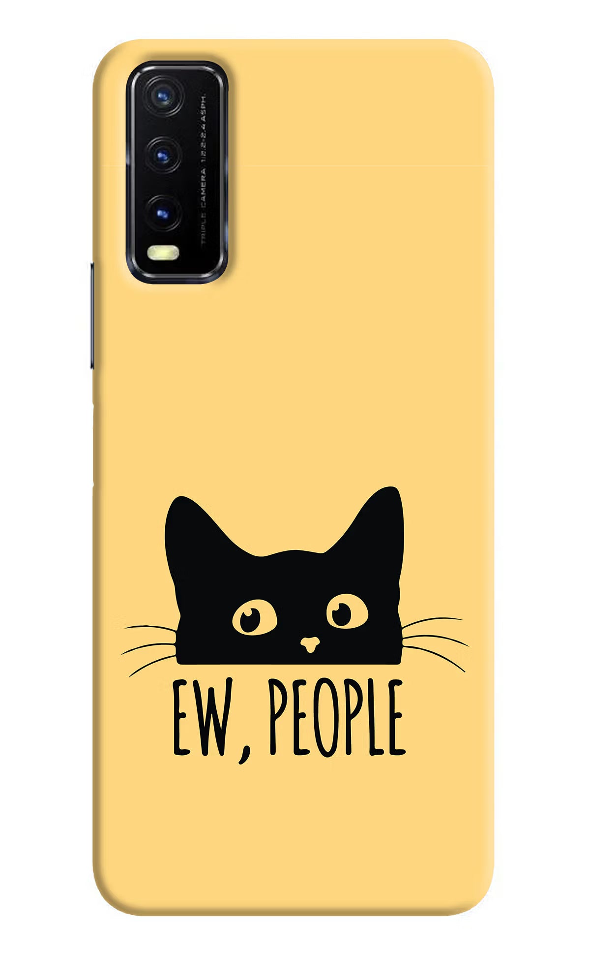 Ew People Catitude Vivo Y20G Back Cover
