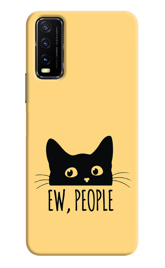 Ew People Catitude Vivo Y20G Back Cover