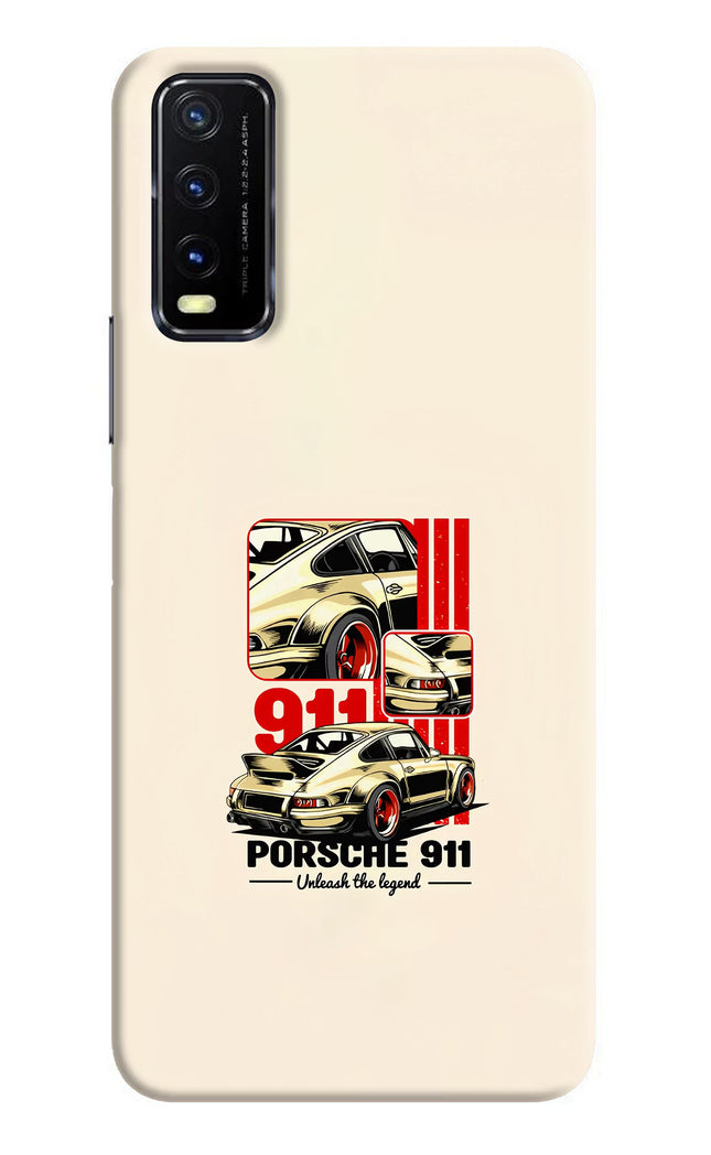 Classic Porsche 911 Vivo Y20G Back Cover