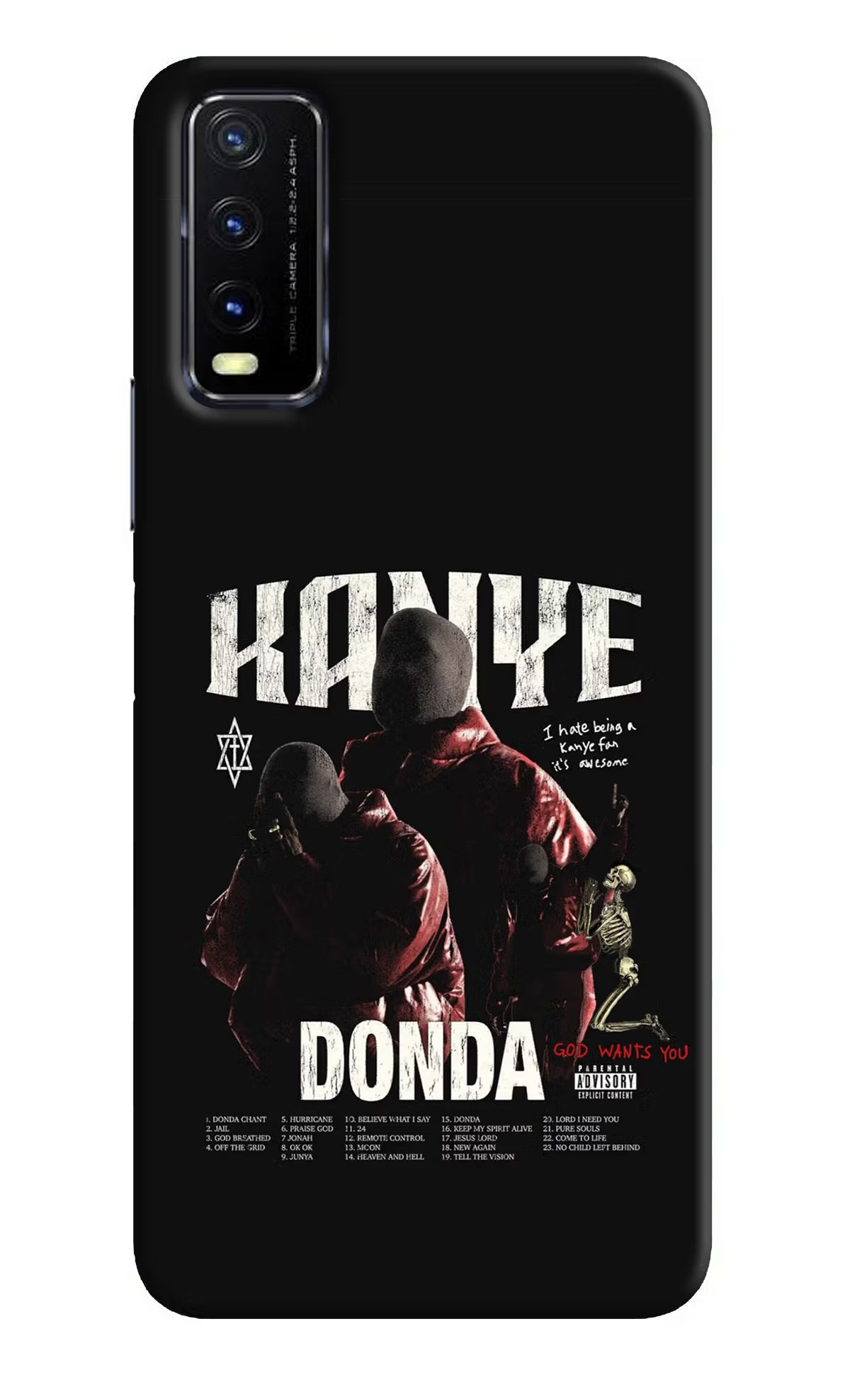Donda Kanye West Vivo Y20G Back Cover