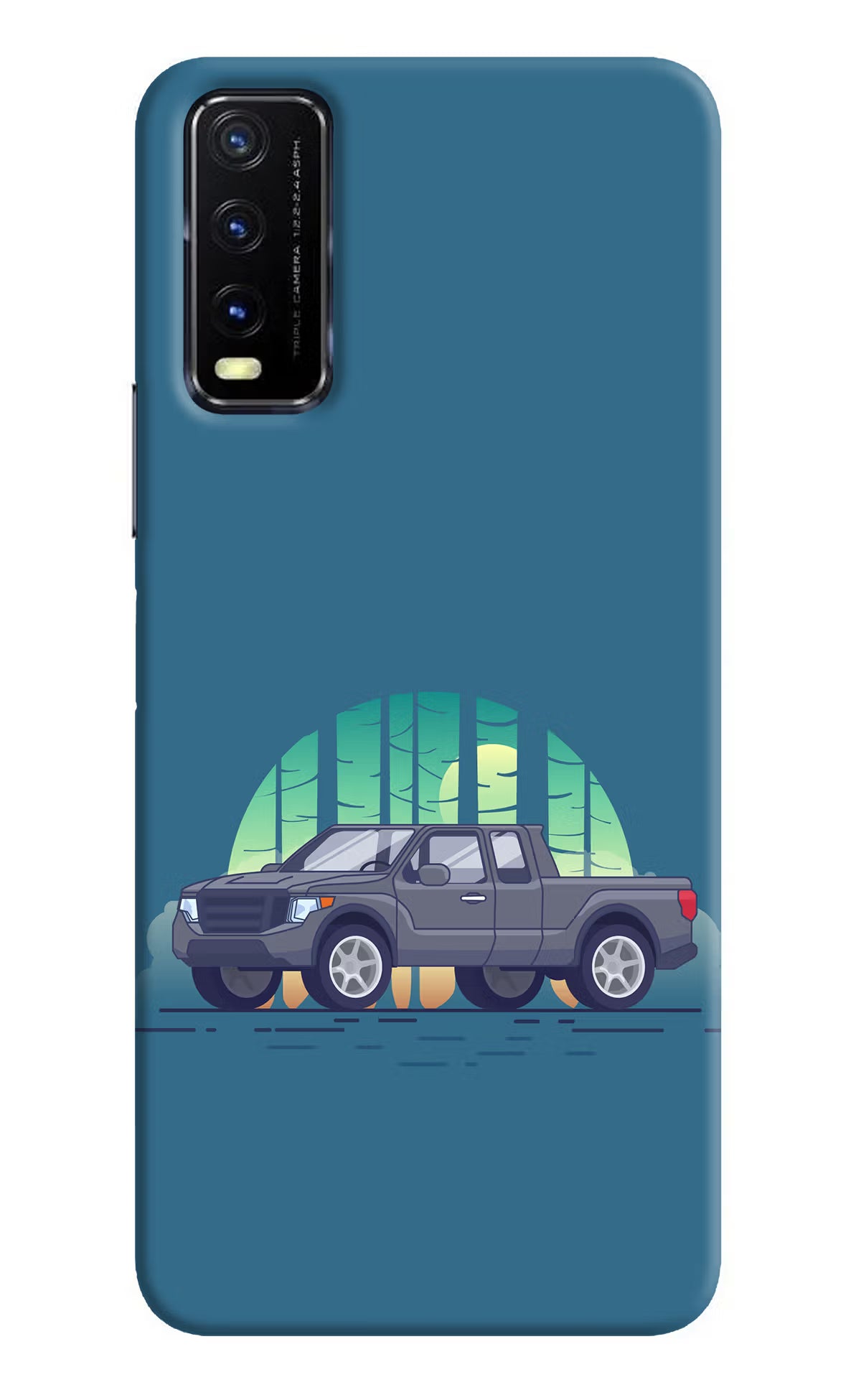 Retro Garage Vibe Vivo Y20G Back Cover