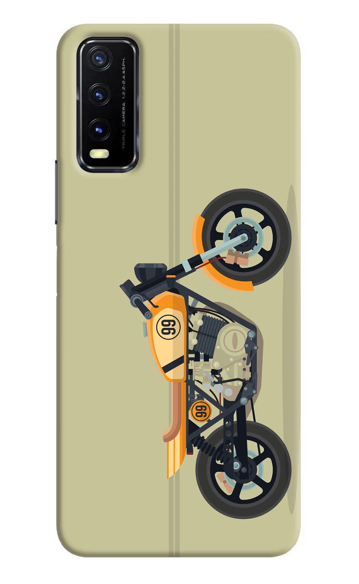 Vertical Speedster Vivo Y20G Back Cover