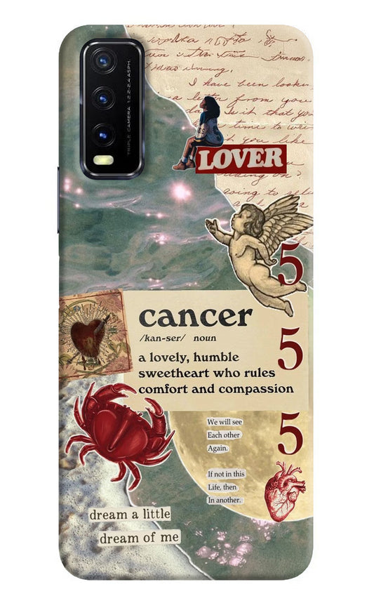 Cancer Zodiac Vivo Y20G Back Cover