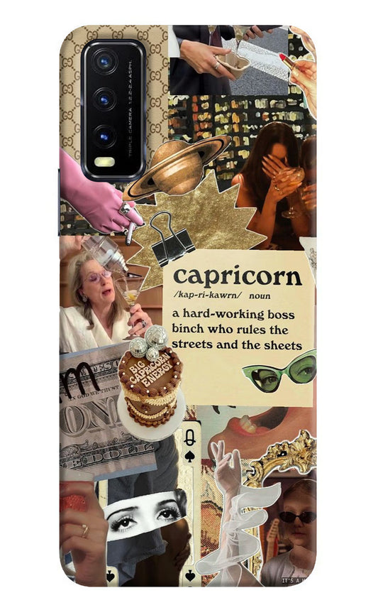 Capricorn Zodiac Vivo Y20G Back Cover