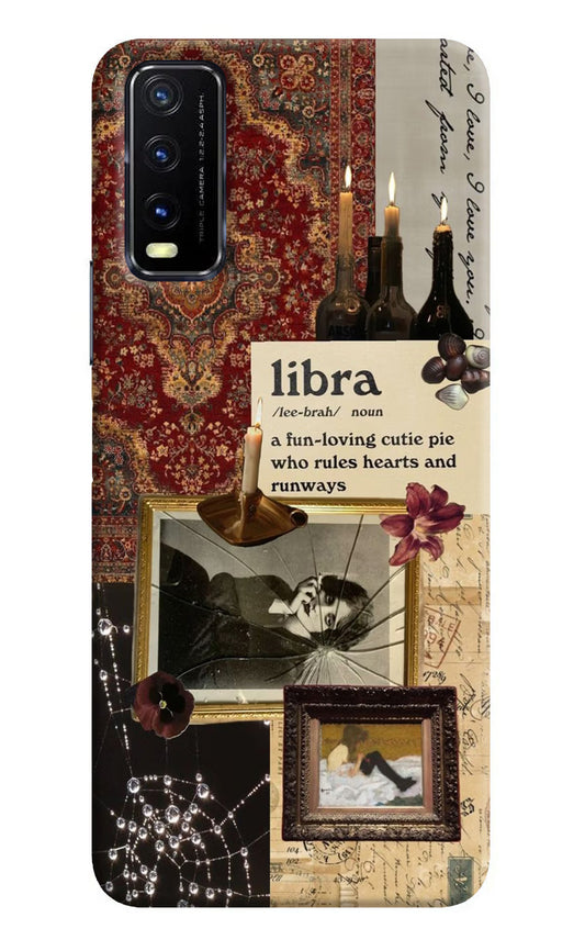 Libra Zodiac Vivo Y20G Back Cover