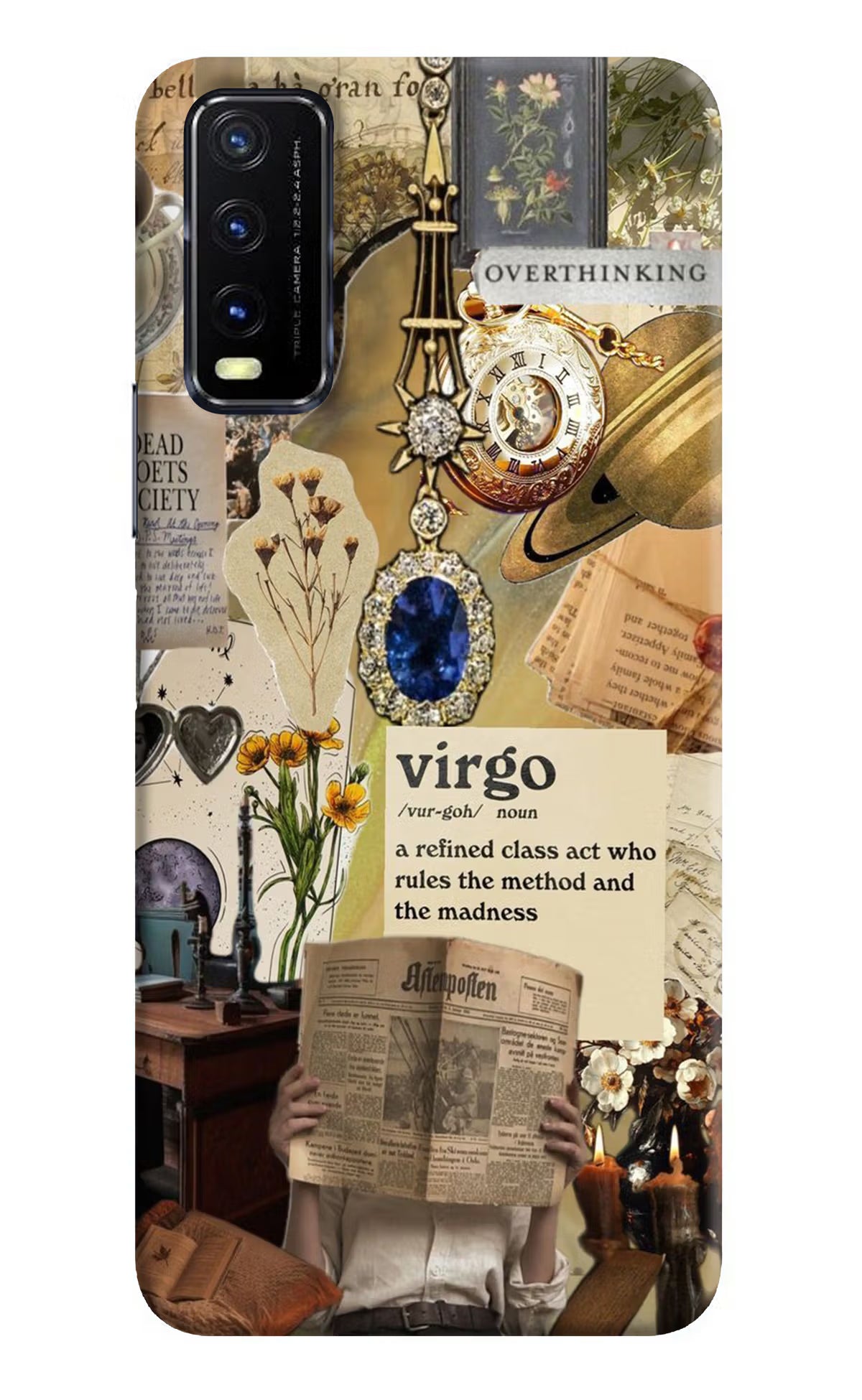 Virgo Zodiac Vivo Y20G Back Cover