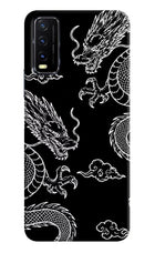 Twin Dragons Vivo Y20G Hard Case Back Cover by Casekaro