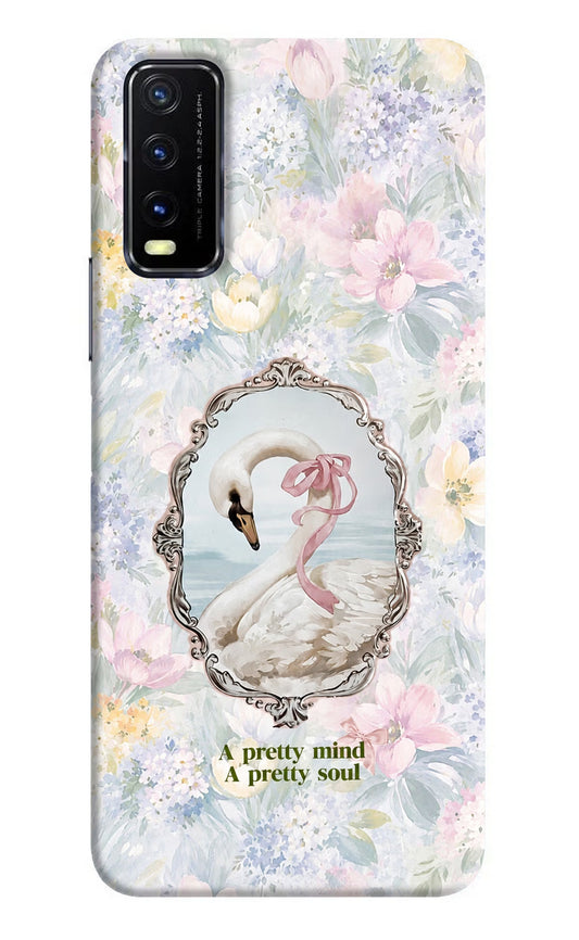 Pretty Mind Pretty Soul Vivo Y20G Hard Case Back Cover by Casekaro