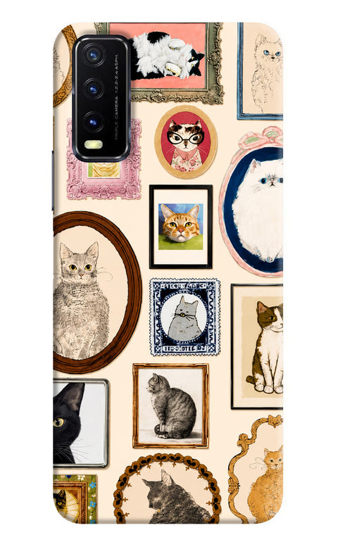 Mirror Cats Vivo Y20G Back Cover