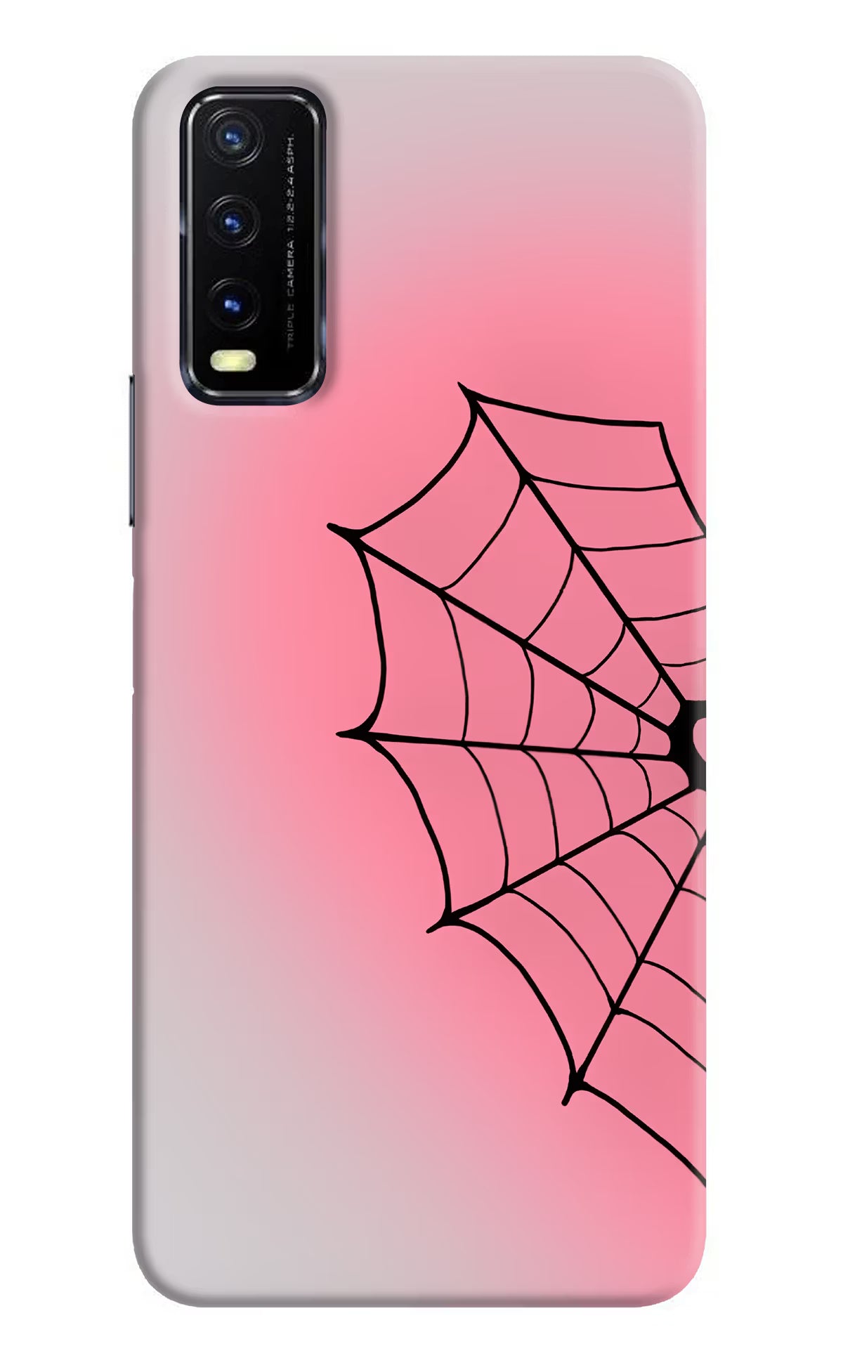 Pink Web Vivo Y20G Back Cover