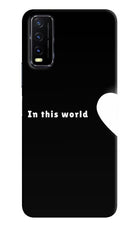 This World Vivo Y20G Hard Case Back Cover by Casekaro