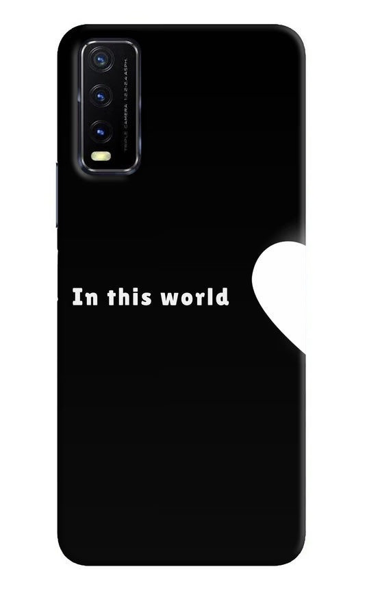 This World Vivo Y20G Hard Case Back Cover by Casekaro