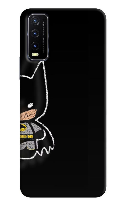 Bat Kitty Vivo Y20G Hard Case Back Cover by Casekaro