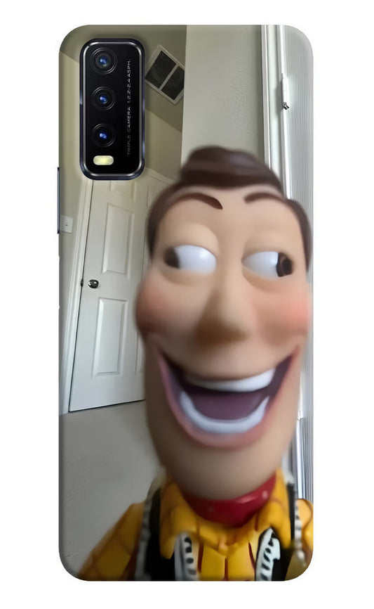 Side Eye Woody Vivo Y20G Hard Case Back Cover by Casekaro