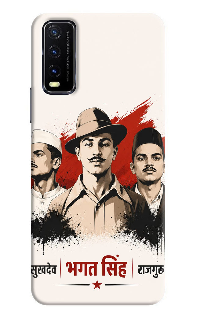 Bhagat Singh Trio Vivo Y20G Hard Case Back Cover by Casekaro